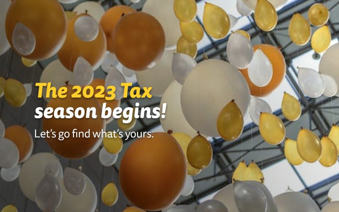 Its tax time balloons